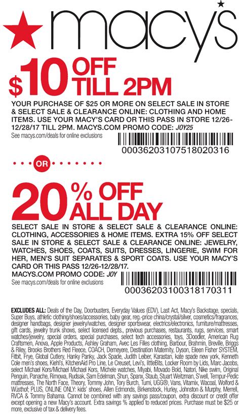 Macy’s Deals, Coupons and Promotions .